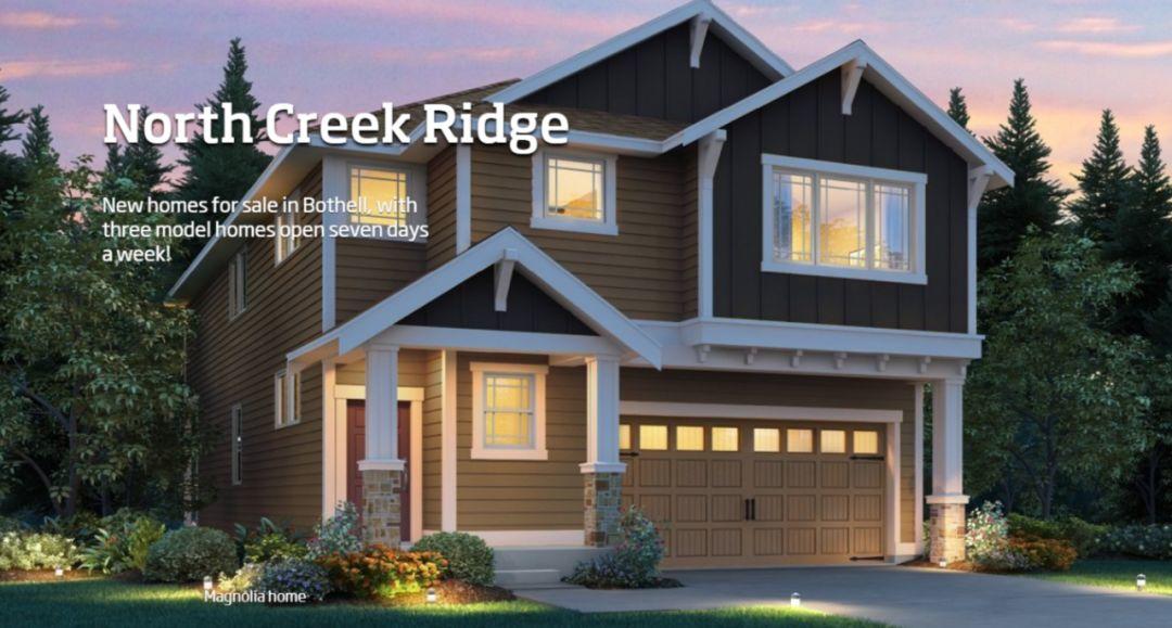 【新盘】Bothell 新建社区 North Creek Ridge，好学区独栋别墅！